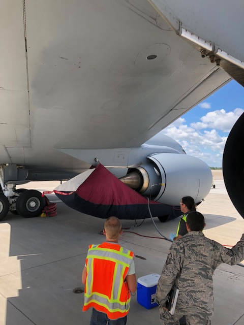 Military Jet Engine Wash